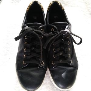 Sperry Top Sider Black and Leopard
